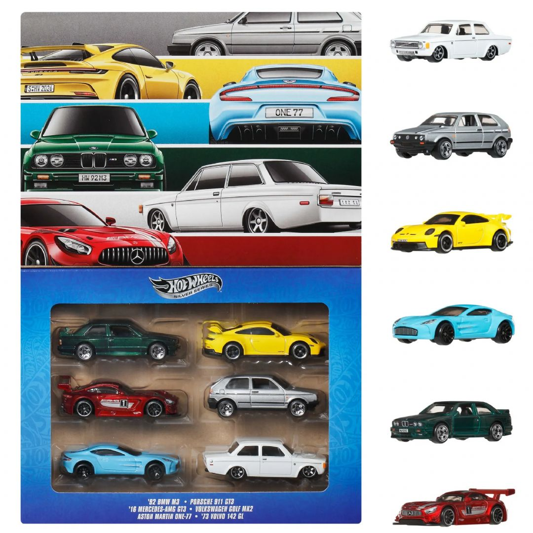 Hot Wheel Europa Biler 6-pack