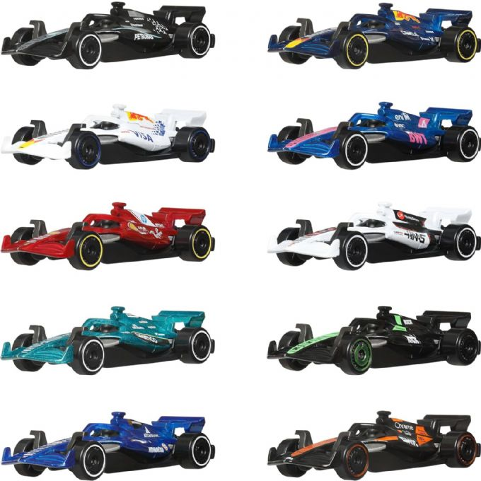 Hot Wheels F1 Racing 1:64 10-pakke version 1