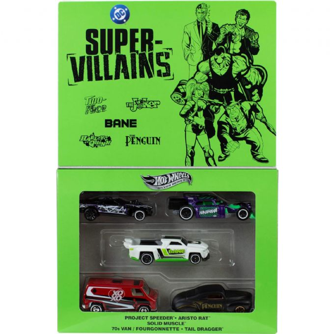 Hot Wheels Silver Batman 1:64 5-pak version 3