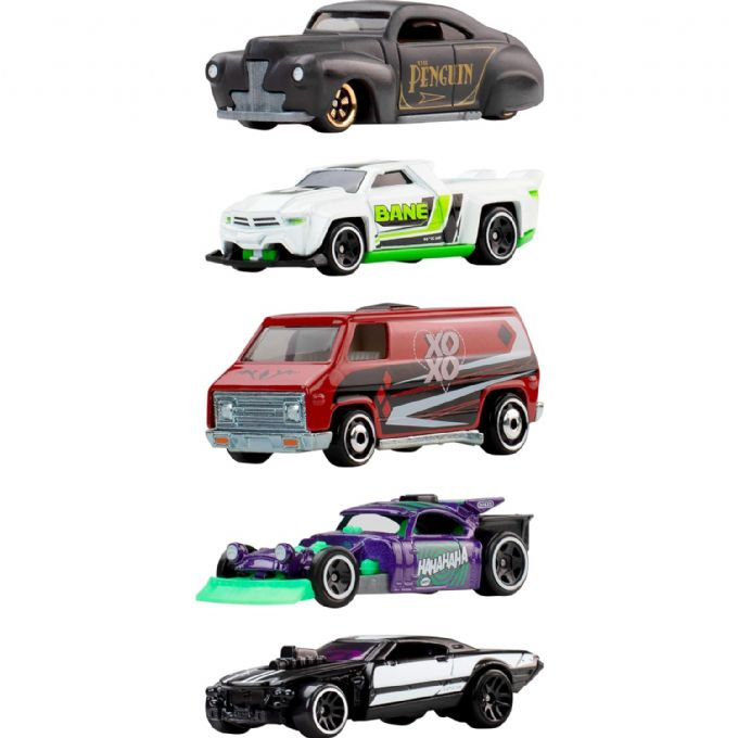 Hot Wheels Silver Batman 1:64 5-pak version 1