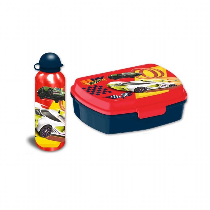 Hot Wheels Lunch Box and Drink Can version 1