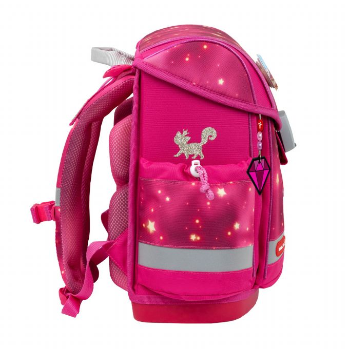 Pink Star School laukku, jossa 5 osaa version 4