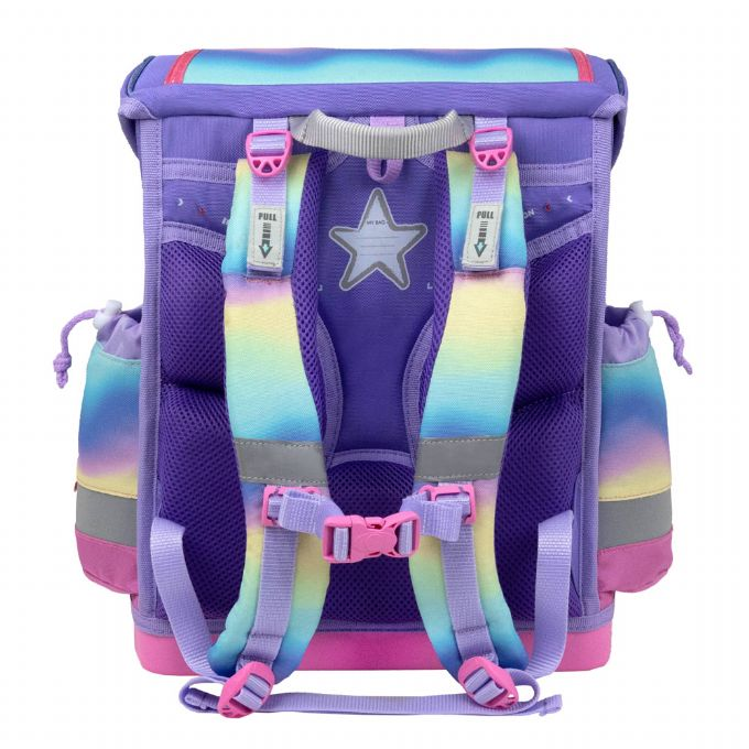 Rainbow koululaukku, jossa 5 osaa version 2