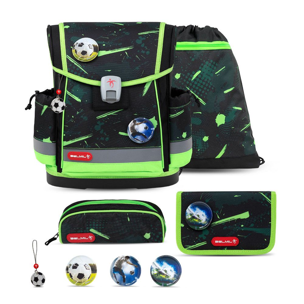Neon Sports Koulureppu, jossa 5 osaa Belmil Classy Plus Koulureppu 866280