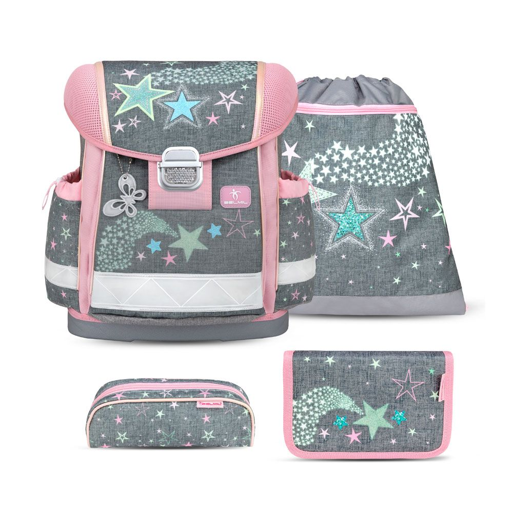 Star-koululaukku, jossa 4 osaa Belmil koululaukut 879525