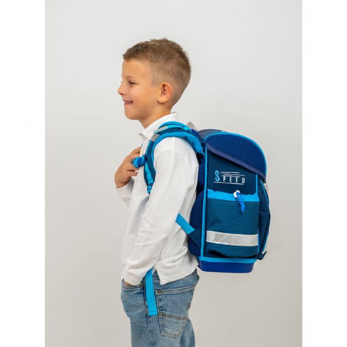 Race Car Skolryggs�ck med 4 Delar version 3