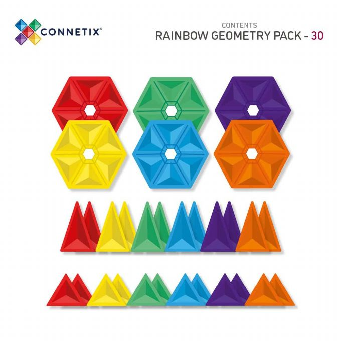 Geometry Pack - magnetsett 30 deler version 5