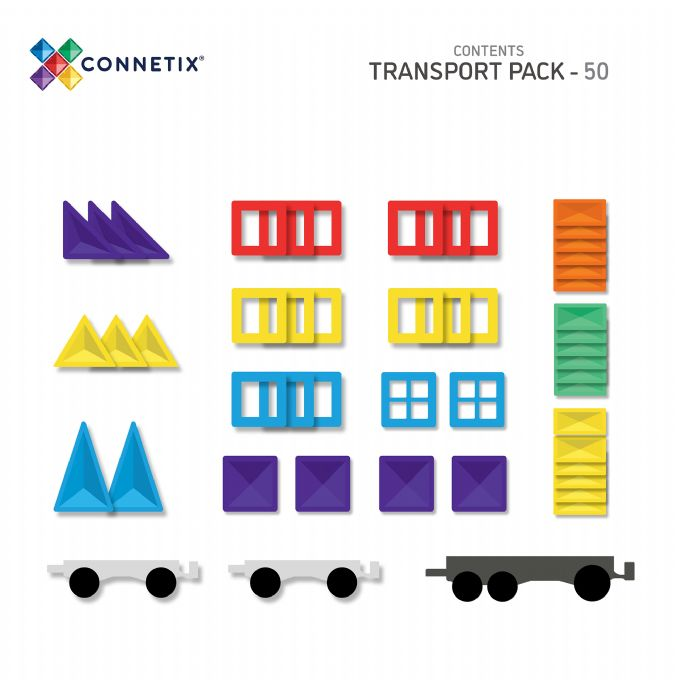 Transport magnets�t 50 dele - pastel version 2