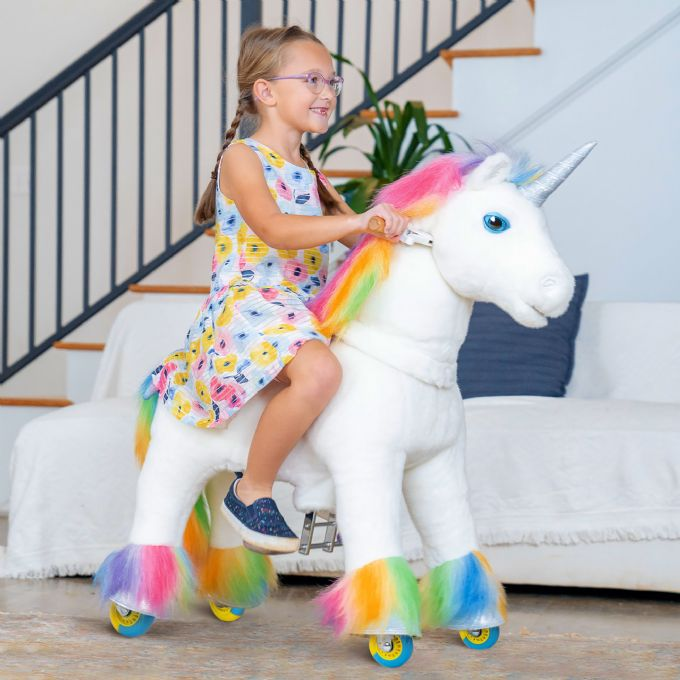 Ride-on Rainbow enhj�rning version 3