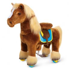 Ride-on brun hest