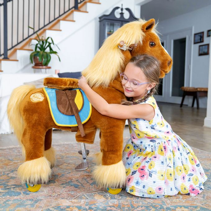 Ride-on brun hest version 3