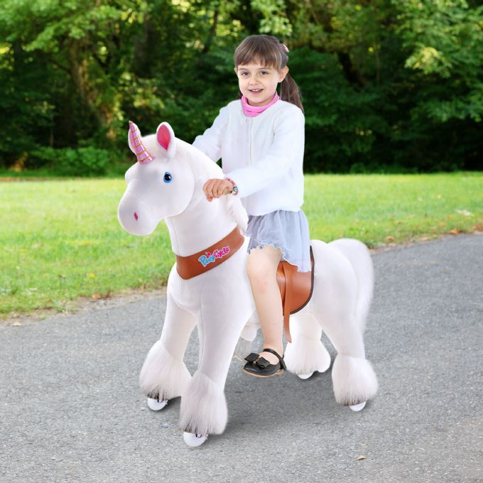 Ride-on Hvid Enhj�rning version 2