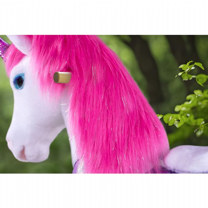 Ride-on hest Pink enhj�rning version 11