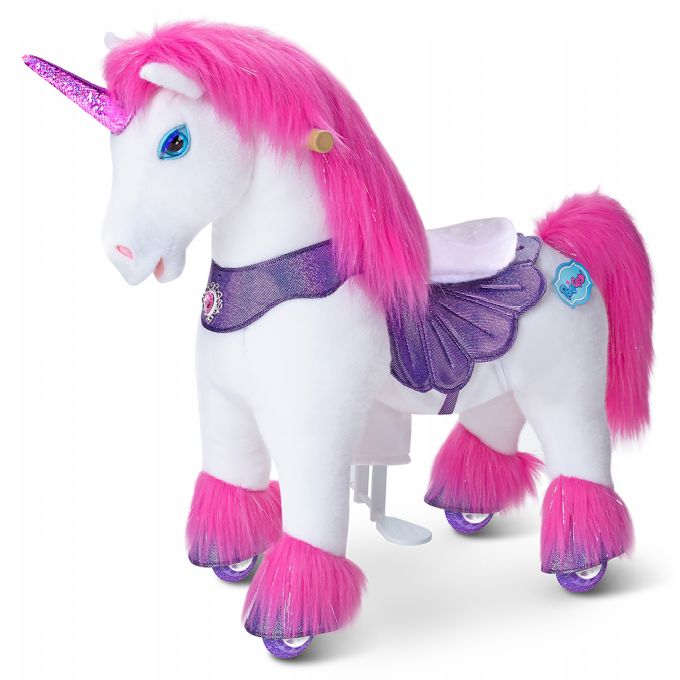 Ride-on hest Pink enhj�rning version 1