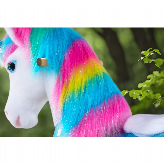 Ride-on hest Rainbow enhj�rning version 9