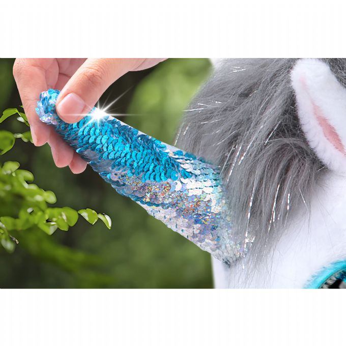Ride-on hest Grey enhj�rning version 5
