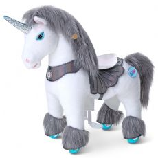 Ride-on hest Grey enhj�rning