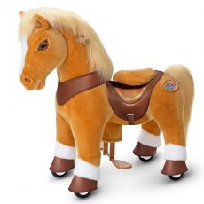 Ride-on hest Light brown horse