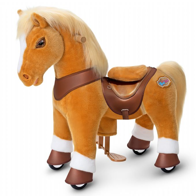 Ride-on hest Light brown horse version 1