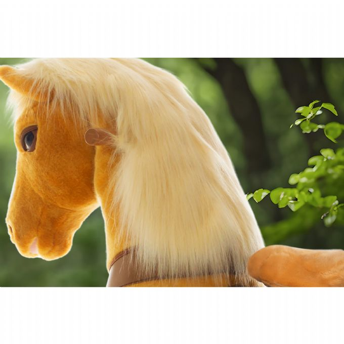 Ride-on lysbrun hest version 6