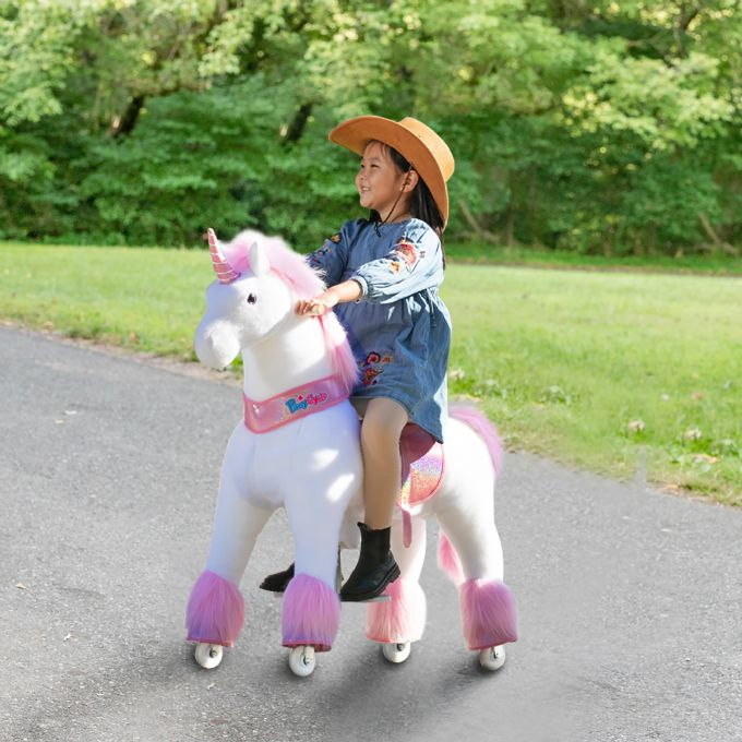 Ride-on hest Lyser�d Enhj�rning version 2