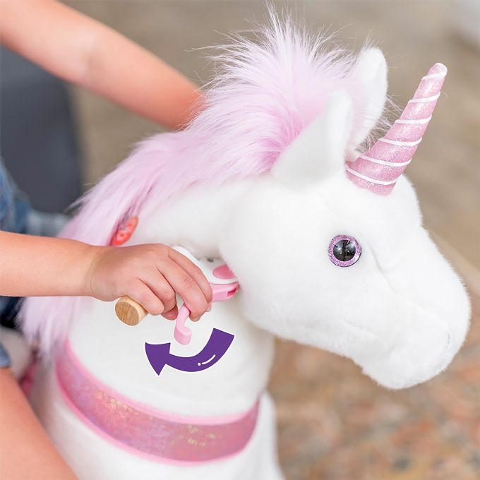 Ride-on hest Lyser�d Enhj�rning version 5