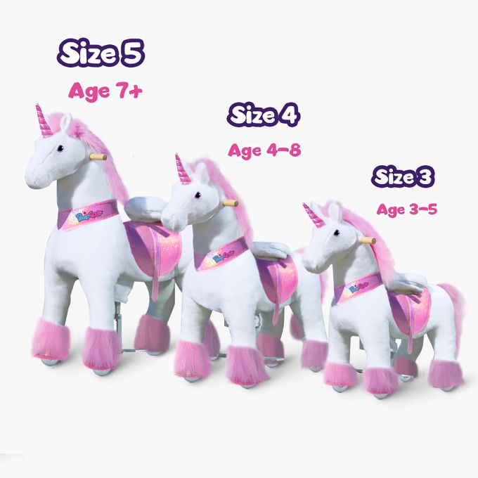 Ride-on hest Lyser�d Enhj�rning version 6