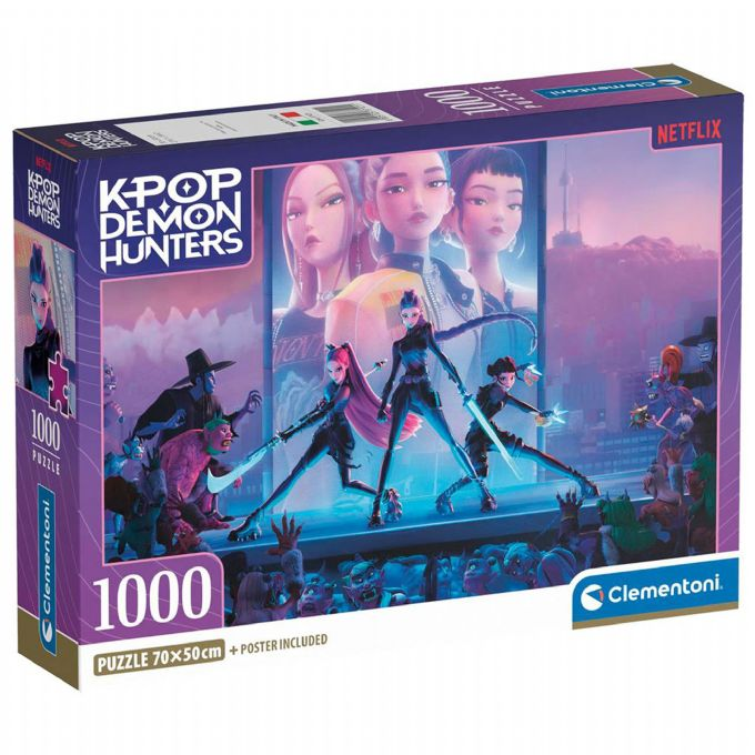 K-Pop Demon Hunters Puslespil 1000 brikk version 1