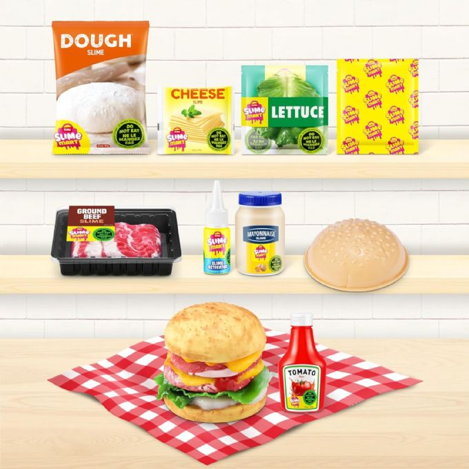 Slime Mart Indk�bskurv Burger Playset version 3