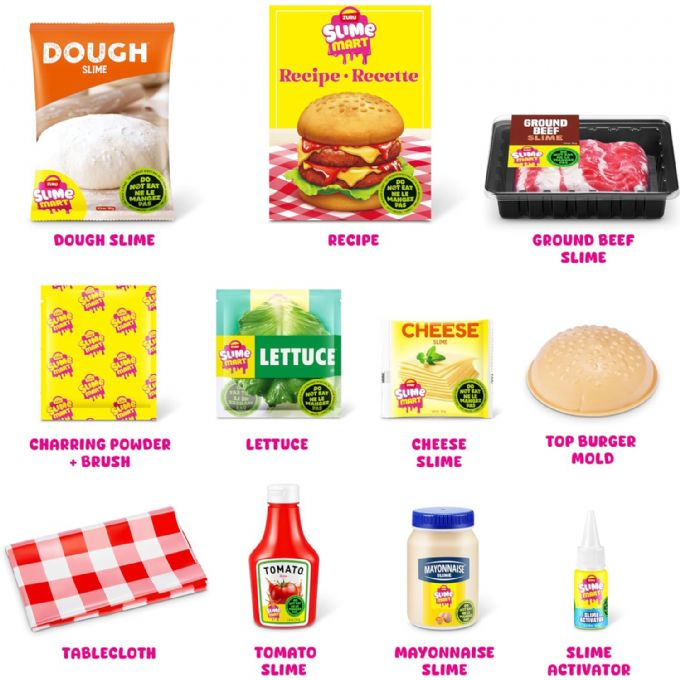 Slime Mart Indk�bskurv Burger Playset version 5