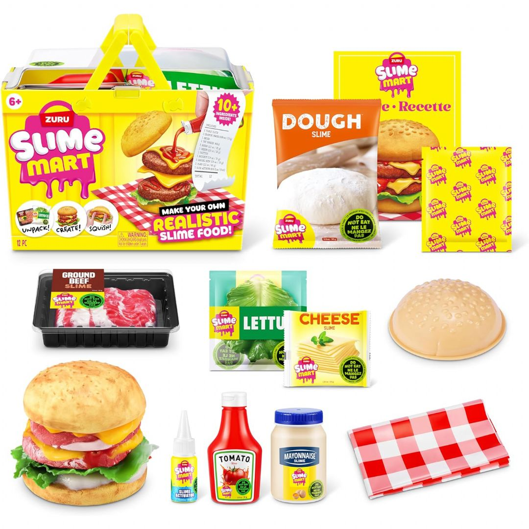 Slime Mart Indkøbskurv Burger Playset Slime Mart Indkøbskurv Burger Playset