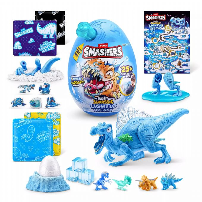 Smashers Dino Ice Age Light Up Mega Egg version 1