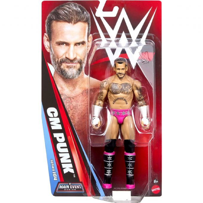 WWE Main Event CM Punkt Action Figur version 2