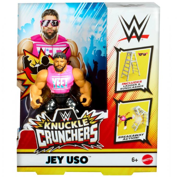 WWE Knuckle Cruncher Jey Uso Figur version 2