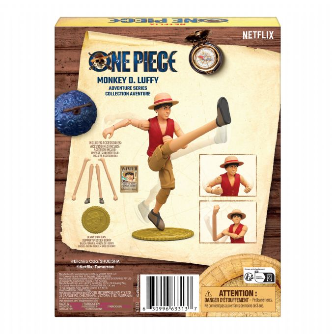 One Piece, 15 cm  Action Fig, Luffy version 3