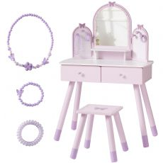 Sminkebord med stol f�r barn