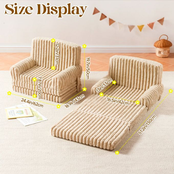 B�rnesofa - beige version 6