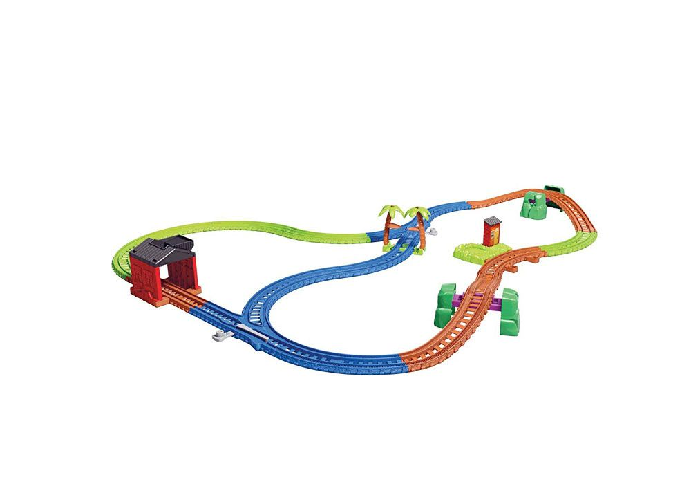 Thomas og Nia fraktleveringsjernbane Thomas Tog trackmaster togbane GLL14