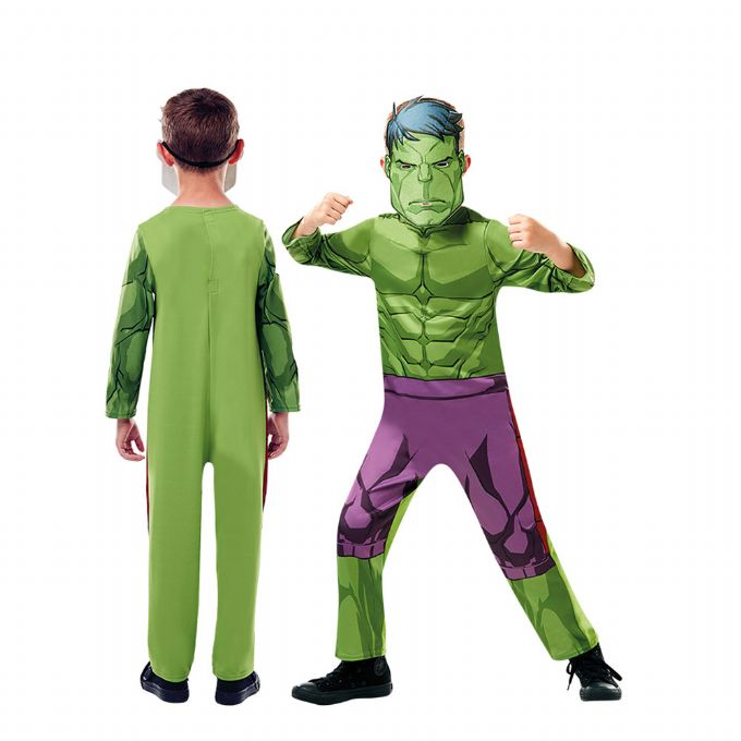 Hulk Kostume 110-116 cm version 1