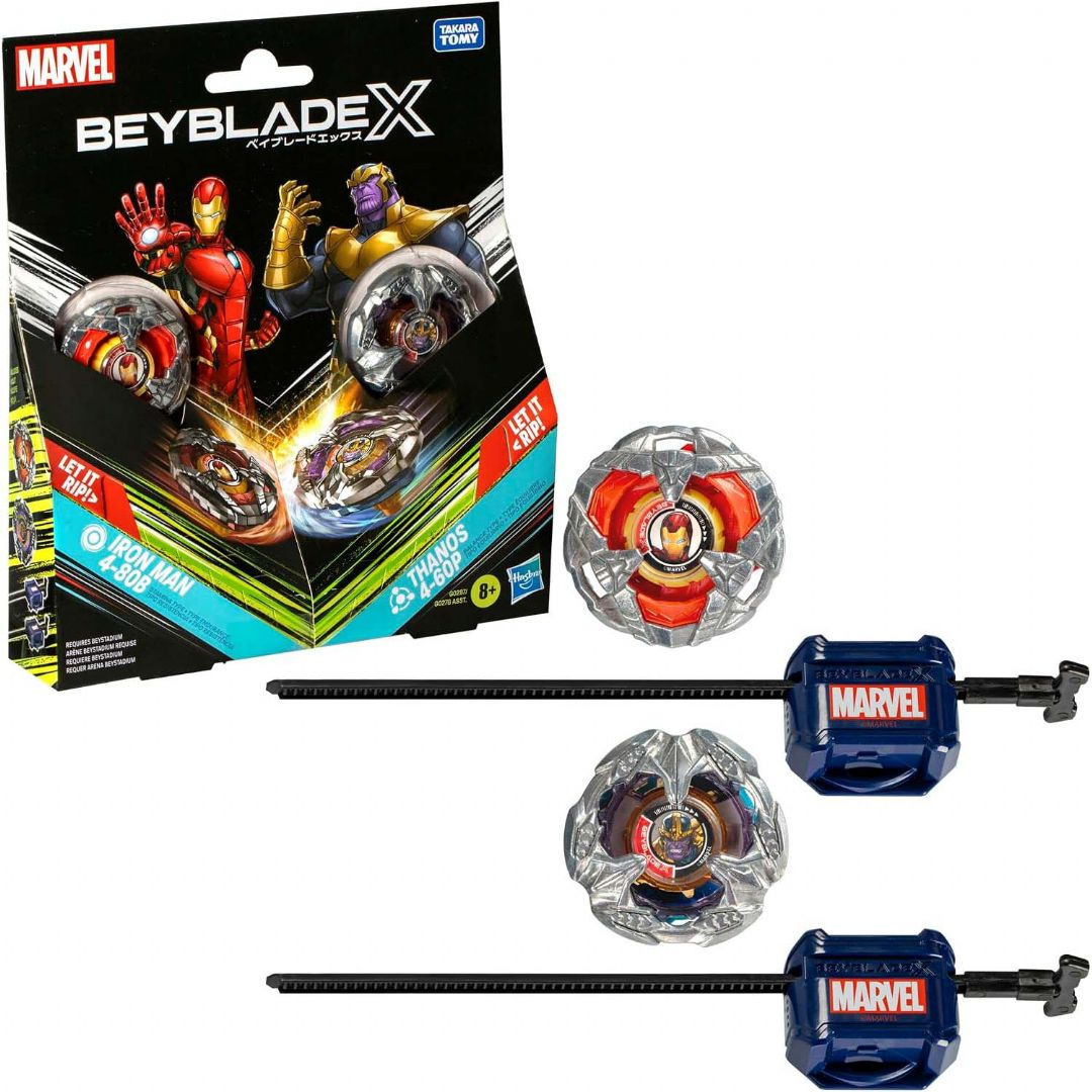 Beyblade X Marvel Iron Man & Thanos