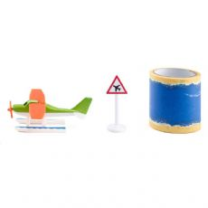 Water plane with tape