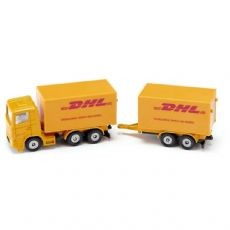 DHL truck with trailer