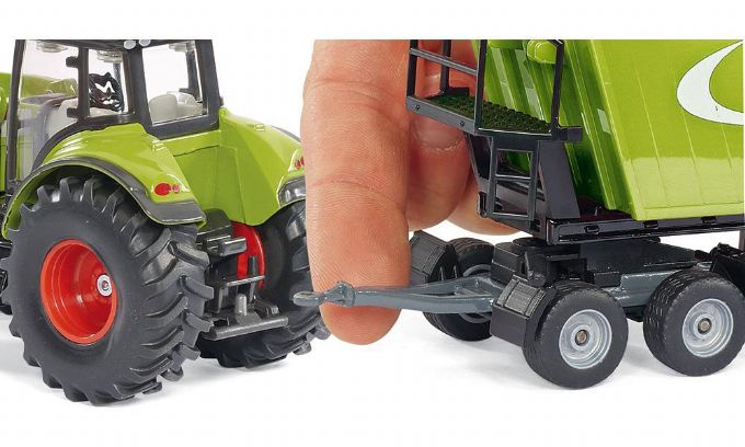 Tractor with front loader and trailer version 6