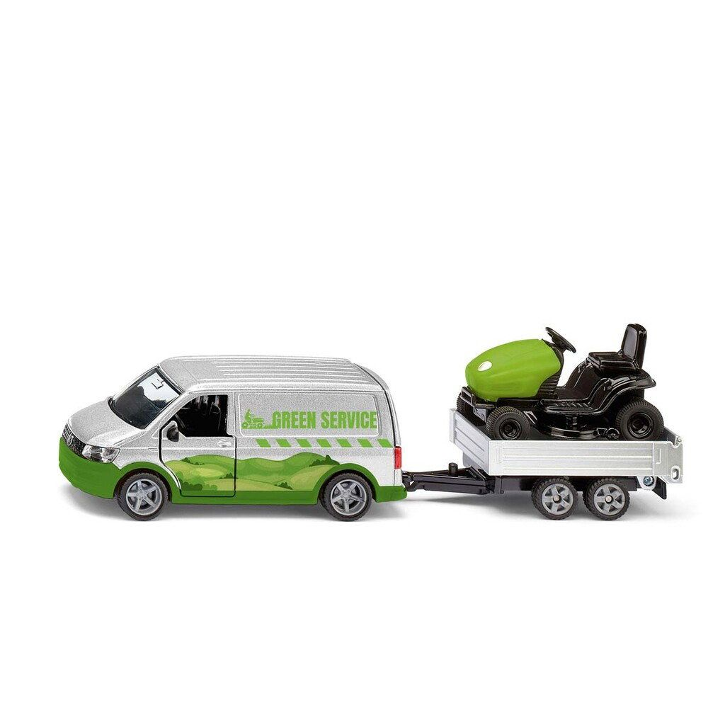 VW T6 med plænetraktor 1:50