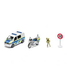 VW T6 med BMW police motorcykel 1:50