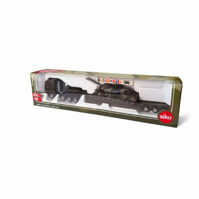 SIKU Låglastare med stridsvagn 1:87 version 2