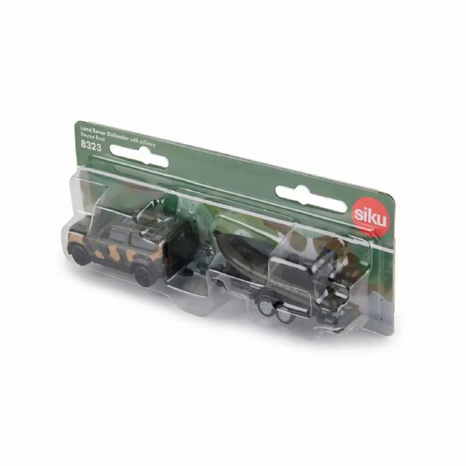SIKU Land Rover Defender med båt 1:55 version 2