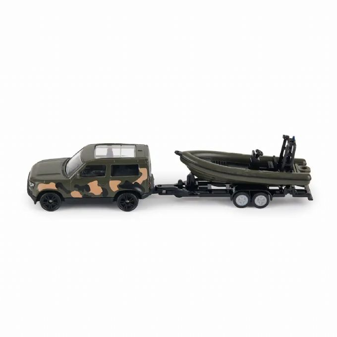 SIKU Land Rover Defender med båt 1:55 version 3
