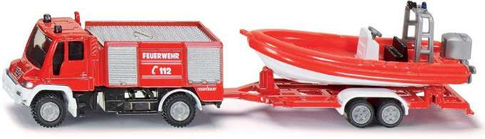Feuerwehrauto mit Boot version 1