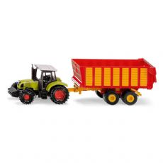 Claas tractor with trailer
